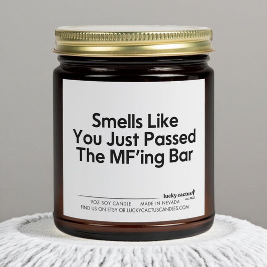 Passed Bar Exam Gift Passed Bar Exam Candle Gift For Passing Bar Bar Examination Future Lawyer Gift New Lawyer Gift Law Student