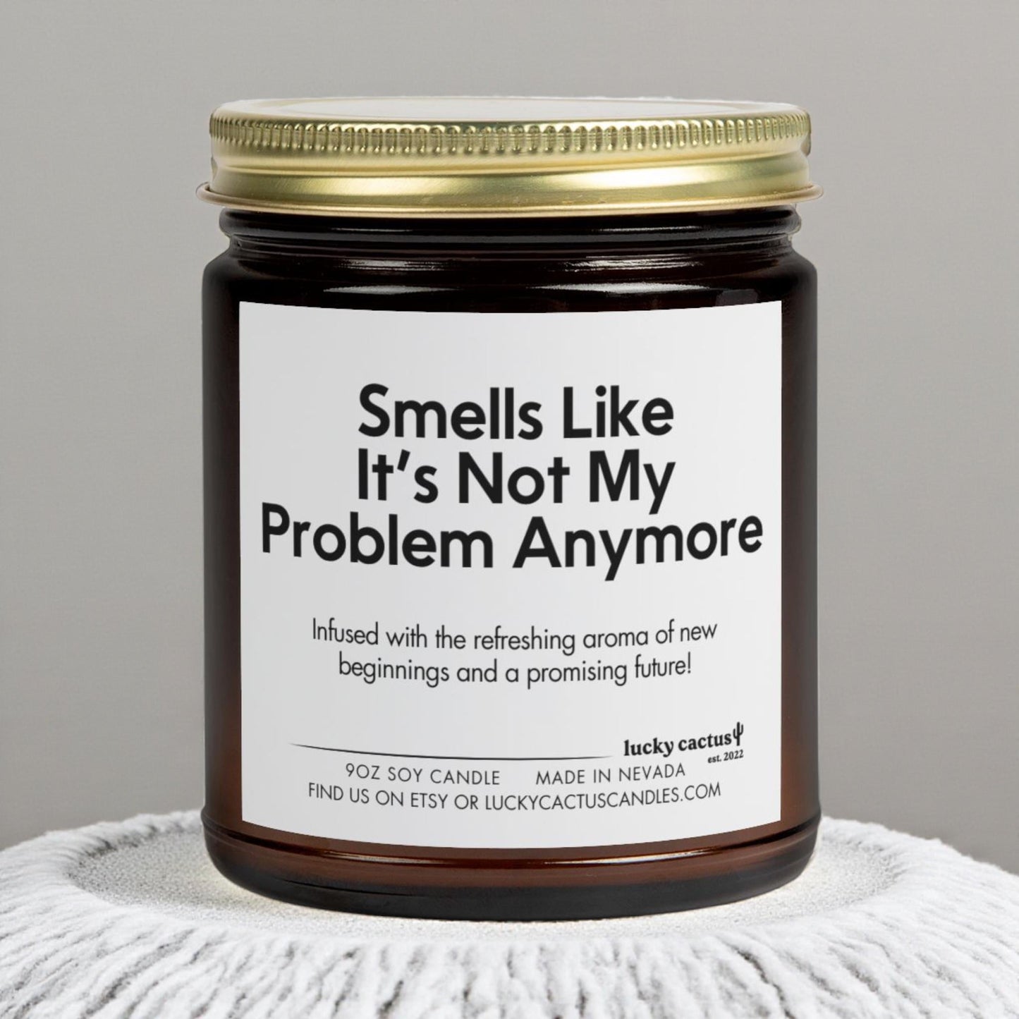 It’s Not My Problem Anymore Candle | Colleague Leaving, Coworker Leaving, Leaving Job Gift, Boss Leaving Gift, Coworker Going Away Gift