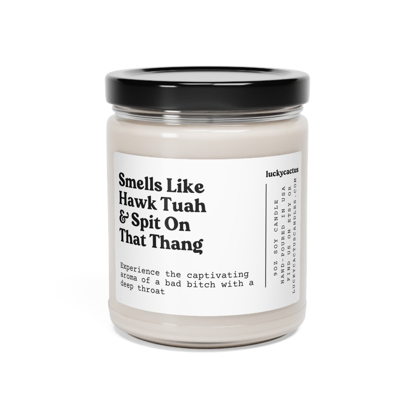 Smells Like Hawk Tuah & Spit on That Thing 9oz Soy Candle