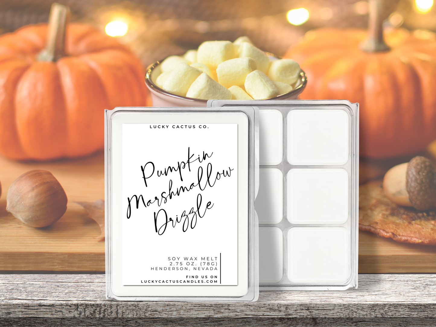 Pumpkin Marshmallow Drizzle Soy Wax Melt