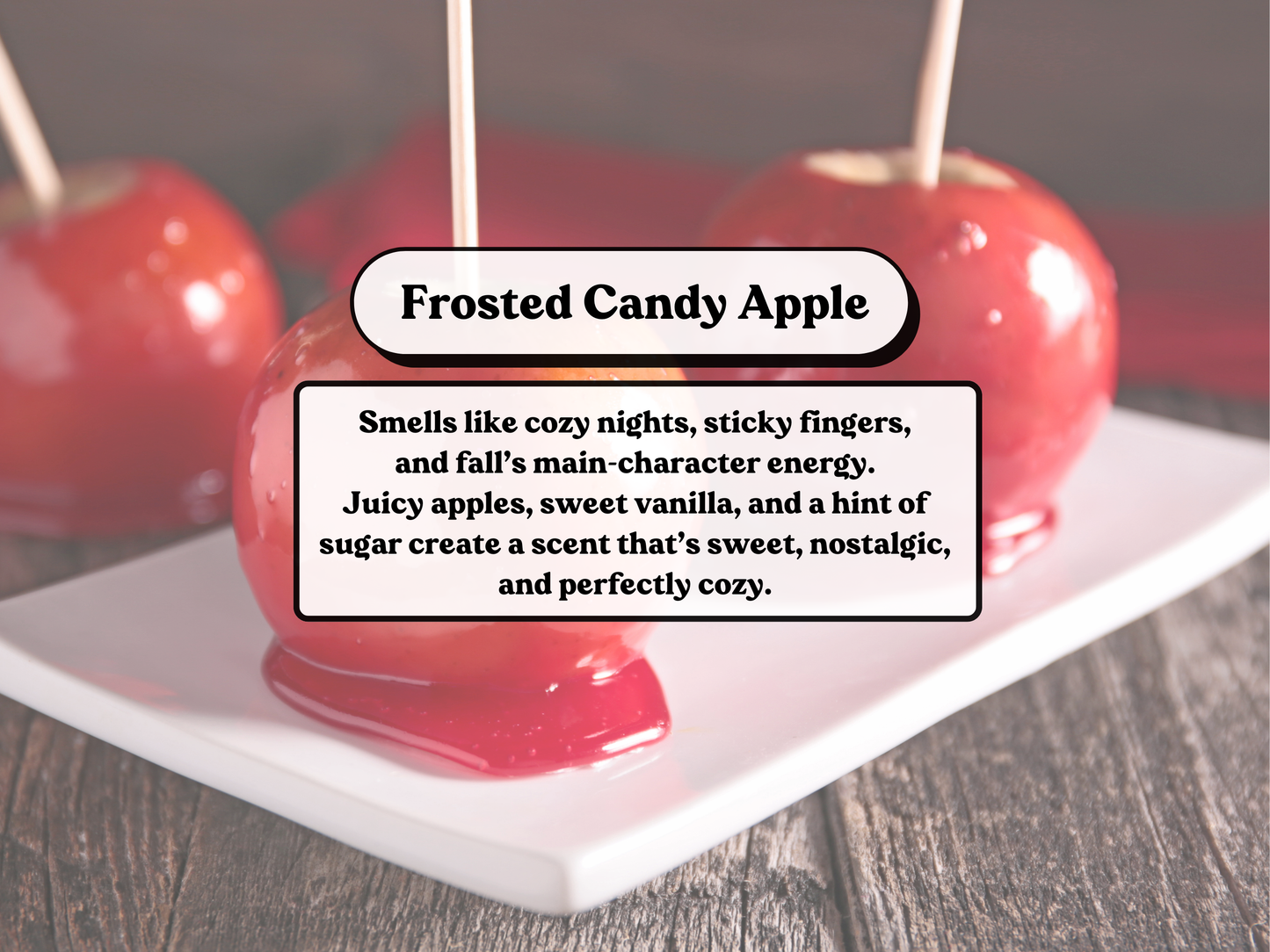 Frosted Candy Apple Soy Wax Melt