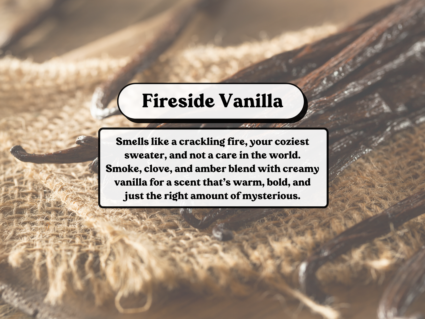 Fireside Vanilla Soy Wax Melt